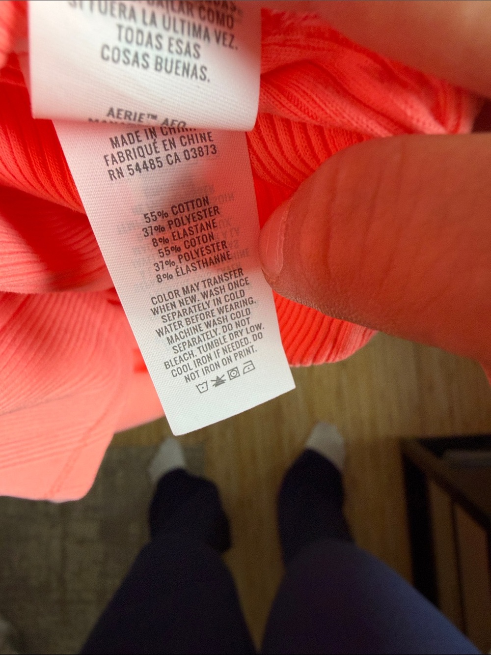 NEW Aerie Sleeveless Ribbed Maxi Dress in Coral/Pink Sz M - Picture 5 of 5